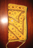 WOMENS LADIES TRADITIONAL embroidered clutch bag hand embroidery mirror work south asian indian pakistani afghan ethnic design red purse new