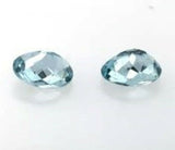 Aquamarine Gem Oval Cut 1/2 Ct Light Blue Brazil Genuine Gemstone Natural