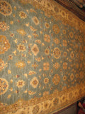 Afghan Chobi Carpet Chobee Design 7x10 Hand Knotted 350 kpsi Blue Turquoise Rug