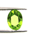 Peridot Gem Oval Cut 1 Ct Lime Green Pakistan Natural VS