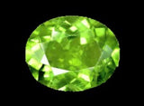 Peridot Gem Oval Cut 1 Ct Lime Green Pakistan Natural VS