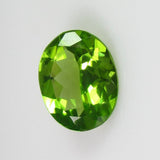 Peridot Gem Oval Cut 1 Ct Lime Green Pakistan Natural VS