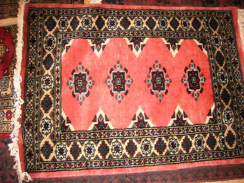 PERSIAN CARPET small rug oriental floral kilim baluch indian 2x3 hand knotted silk wool blend pakistani bedroom study pink green 300 kpsi