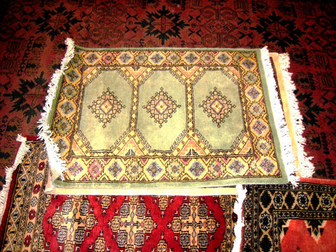 PERSIAN CARPET small rug oriental floral kilim baluch indian 2x3 hand knotted silk wool blend pakistani study bright green 300 kpsi on sale