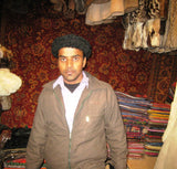KARAKUL CAP Pakul Chitrali Pakol ethnic pashtun hat beret jinnah astrakhan massoud style persian asian afghan black fur, Karakuli, Wool, New